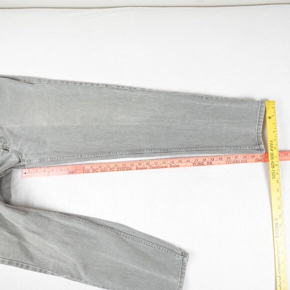 Vintage 90s USA Eddie Bauer Jeans Men's 30x31 Tapered Leg 100% Cotton - Picture 11 of 11